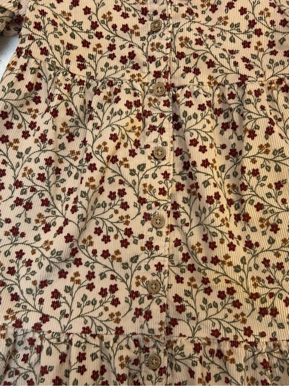 ✨Little & Co Girls Floral Long Sleeve Collared Dress Size 4T